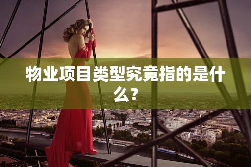 物业项目类型究竟指的是什么？