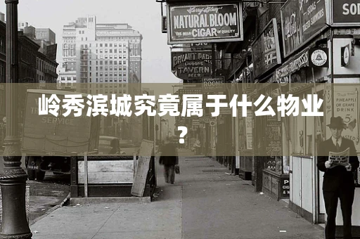 岭秀滨城究竟属于什么物业？