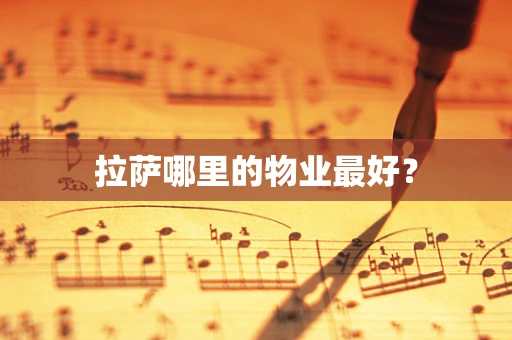 拉萨哪里的物业最好？