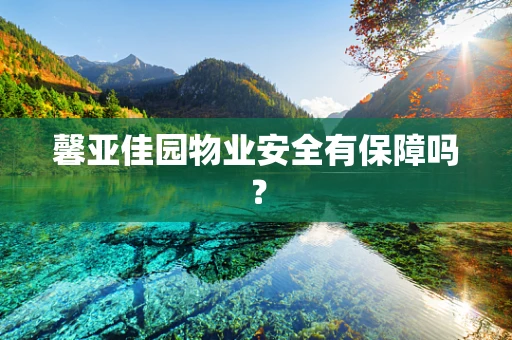 馨亚佳园物业安全有保障吗？