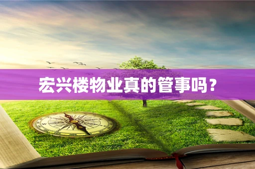 宏兴楼物业真的管事吗？