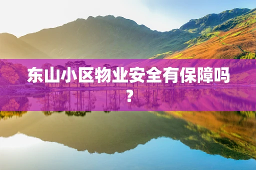 东山小区物业安全有保障吗？