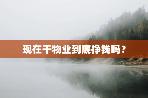 现在干物业到底挣钱吗？