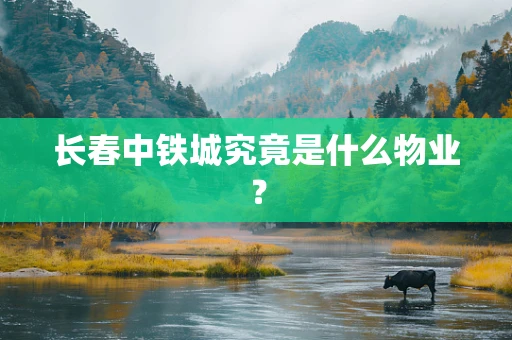 长春中铁城究竟是什么物业？