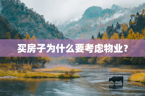 买房子为什么要考虑物业？