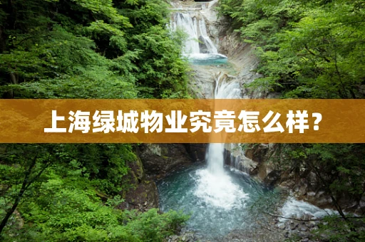 上海绿城物业究竟怎么样？
