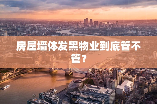 房屋墙体发黑物业到底管不管？
