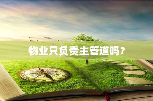 物业只负责主管道吗？