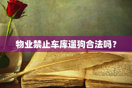 物业禁止车库遛狗合法吗？
