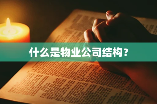 什么是物业公司结构？