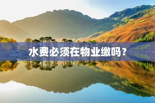 水费必须在物业缴吗？