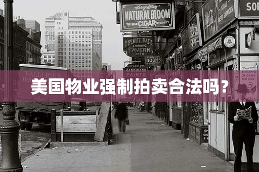 美国物业强制拍卖合法吗？