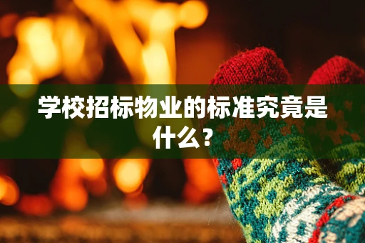 学校招标物业的标准究竟是什么？