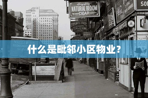 什么是毗邻小区物业？