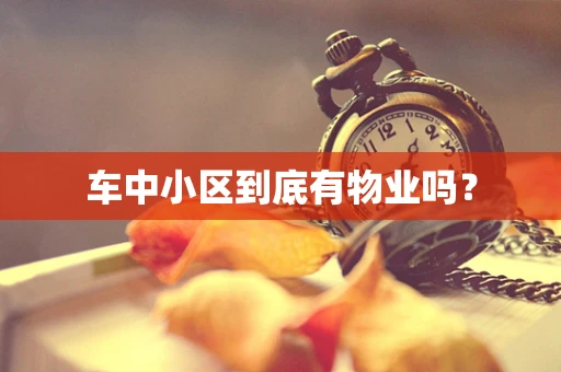 车中小区到底有物业吗？