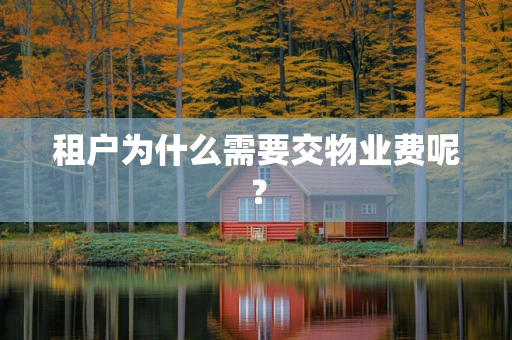 租户为什么需要交物业费呢？