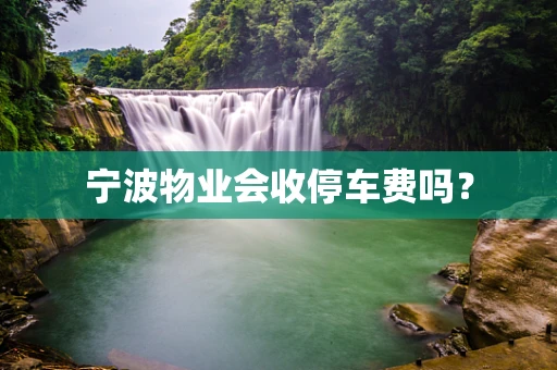 宁波物业会收停车费吗？
