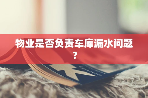 物业是否负责车库漏水问题？