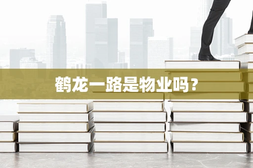 鹤龙一路是物业吗？