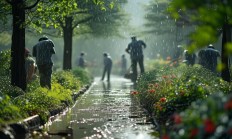 雨后物业人都在忙些啥？
