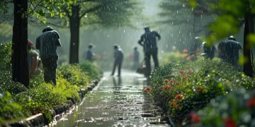 雨后物业人都在忙些啥？