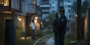 小区物业抓警察，这违法吗？